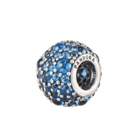 Pandora 925 Silver 791755NLB Blue Tone Cold Dew String