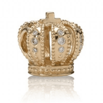 Pandora 925 Silver 750453D Crown String Decoration