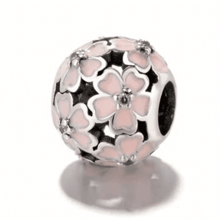 Pandora 925 Silver 791488EN68 Pink Cherry Blossom Bracelet