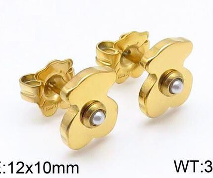 TOUS 925 Silver Spanish Bear White Zircon Inlaid Earrings