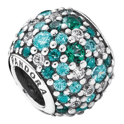 Pandora 925 Silver 791261MCZMX Tight Inlaid Ring String