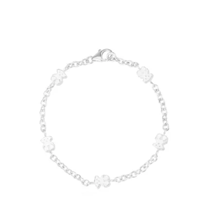 Silver TOUS Sweet Dolls Bracelet with Bear motifs
