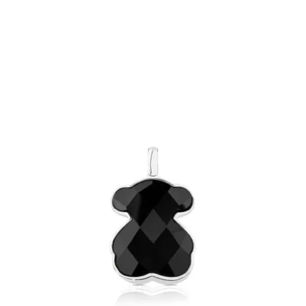 Silver and faceted onyx TOUS Color Pendant SAR 599