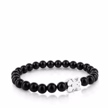 Silver Sweet Dolls Bracelet with Onyx