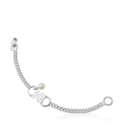 Silver Sweet Dolls Bracelet with Pearl