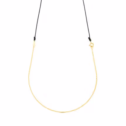 Long Silver Vermeil TOUS Chain Chain with Cord