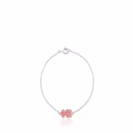 Silver Face Bracelet