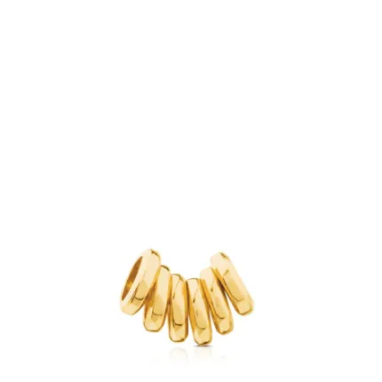 Pack of 6 Vermeil Silver Hold Rings €29