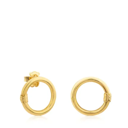 Medium Vermeil Silver Hold Earrings