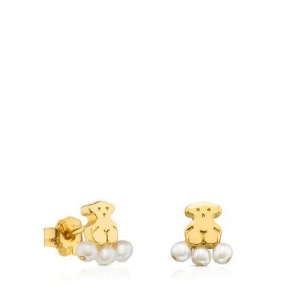 Gold Sweet Dolls XXS Earrings with Pearls