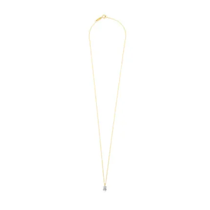 White gold TOUS Puppies Necklace with Diamonds