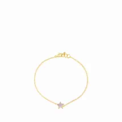 Gold and Mother-of-pearl XXS star Bracelet