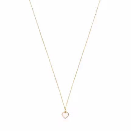 Gold TOUS Color Necklace with Opal and Topaz