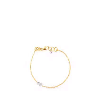 Gold Icon Gems Bracelet with Diamonds