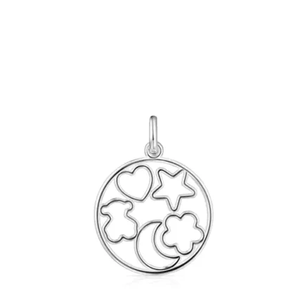 Small Silver Silueta Pendant