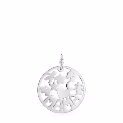 Large TOUS Mama Pendant in Silver