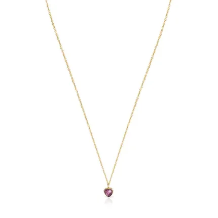 Gold and Amethyst Glory Necklace