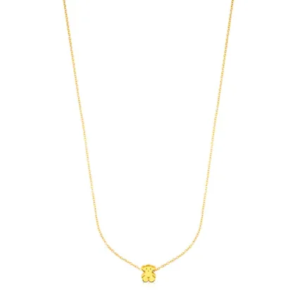 Gold Sweet Dolls Necklace Bear motif