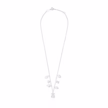 Silver Oceaan Necklace with pearls