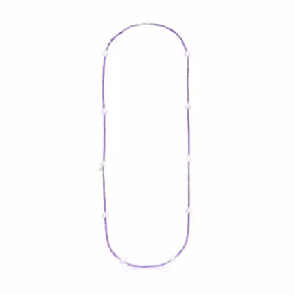 Amethyst and pearl Sea Vibes Necklace