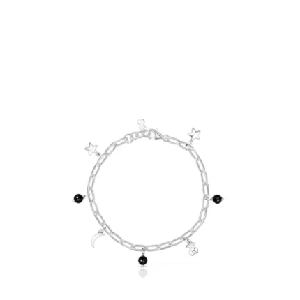 Silver Magic Nature Bracelet with onyx