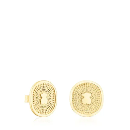 Gold Oursin Earrings