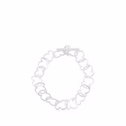 Silver TOUS Carrusel Bracelet 19cm.