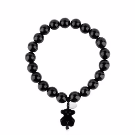 Silver TOUS Color Bracelet with Onyx