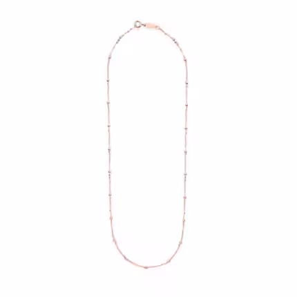 Rose Vermeil Silver TOUS Chain Choker 45cm.