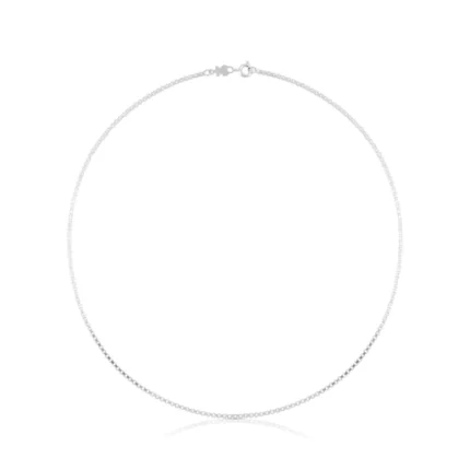 Silver TOUS Chain Choker semi-rigid 45cm
