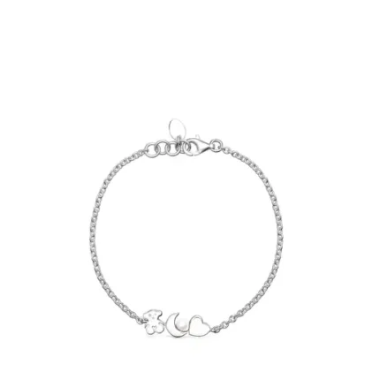 Nocturne Silver Bracelet with Pearl