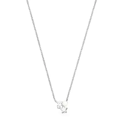 Nocturne Silver Necklace with Pearl