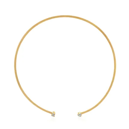 Nocturne Necklace in Silver Vermeil with Diamonds