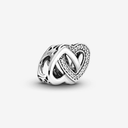Pandora 925 Silver 791880CZ Interwoven Heart String Decoration