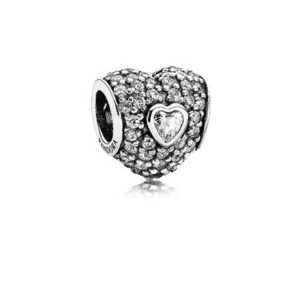 Pandora 925 silver 791168CZ three center charm string decoration