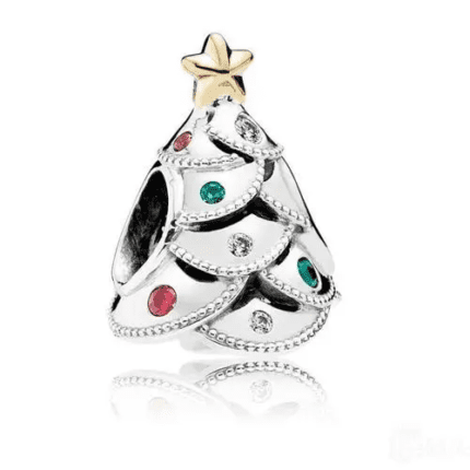 Pandora 925 Silver 791999CZRMX Christmas Tree String Decoration