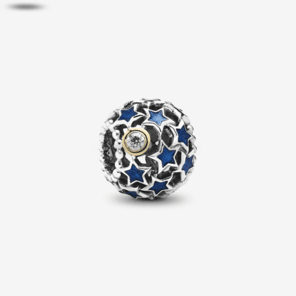 Pandora 925 silver 791371CZ hollow star string decoration