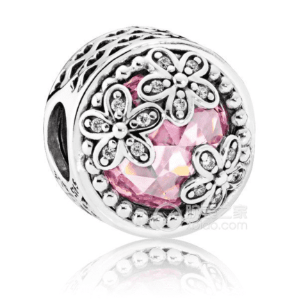 Pandora 925 Silver 792055PCZ Dazzling Daisy Flower Field String Decoration