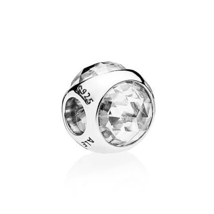 Pandora 925 Silver 792095CZ Sparkling Water Drop