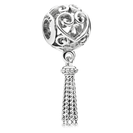 Pandora 925 silver 797037 hollow tassel string decoration