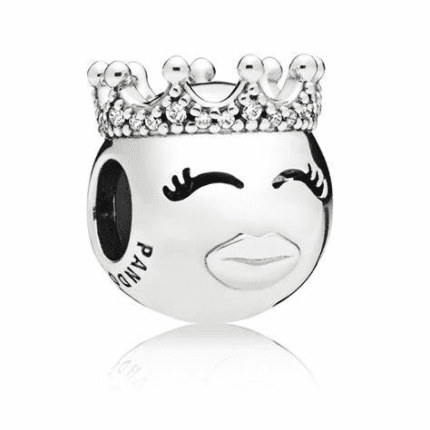 Pandora 925 Silver 797143CZ Princess Crown Necklace