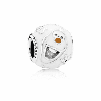 Pandora 925 Silver 791794ENMX Disney Snowman String Decoration