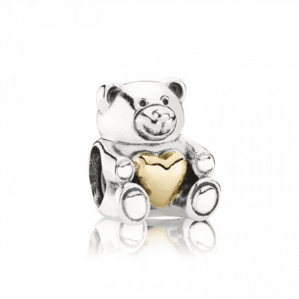 Pandora 925 silver 791166 teddy bear necklace decoration