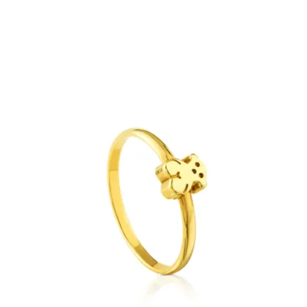 Gold Puppies Ring