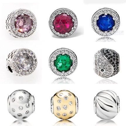 Hot selling 925 silver colored bead string decoration, versatile and classic