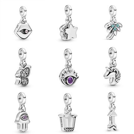 Fashionable 925 silver exquisite small pendant, can be freely matched