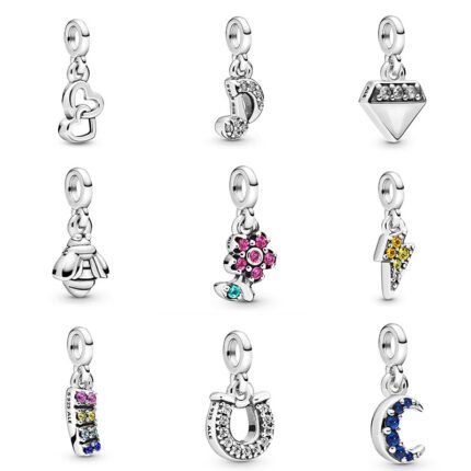 Hot selling 925 silver exquisite small pendant, diverse styles, can be freely matched