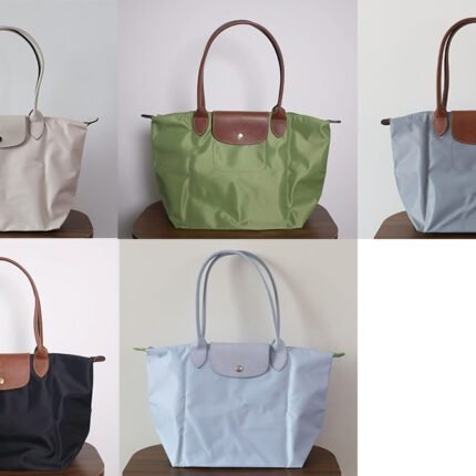 2024 New Classic Milk White Dumpling Bag Large Long Handle Single Shoulder Handbag Large Capacity Eco friendly Canvas Tote Bag