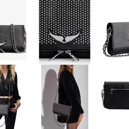 2024 New Women's Classic Fashion Versatile Chain Willow Pattern Flip Back Single Shoulder Wings Bag