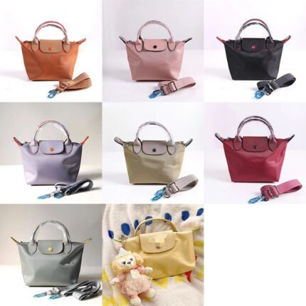 2024 New Dumpling Bun Large Long Handle Single Shoulder Handbag Large Capacity Eco friendly Canvas Tote Bag Women's Bag